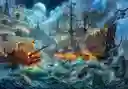 Rompecabezas 6000 Piezas Batalla Naval Fantasía Clementoni