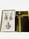 Set De Joyería Corazón Con Ojo Turco Regalo Para Mamá, Feliz Dia Mama, Para Madre