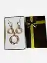 Set De Joyería Círculo De Cristales Regalo Para Mamá, Feliz Dia Mama, Para Madre