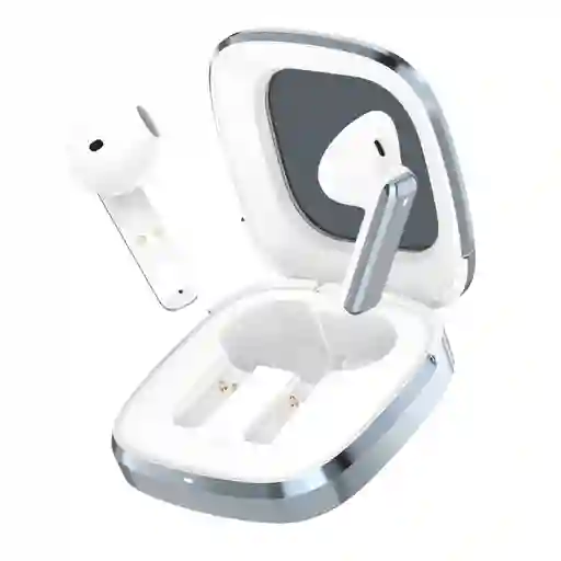 Audífonos Inalámbricos Earbuds Color Blanco Tws