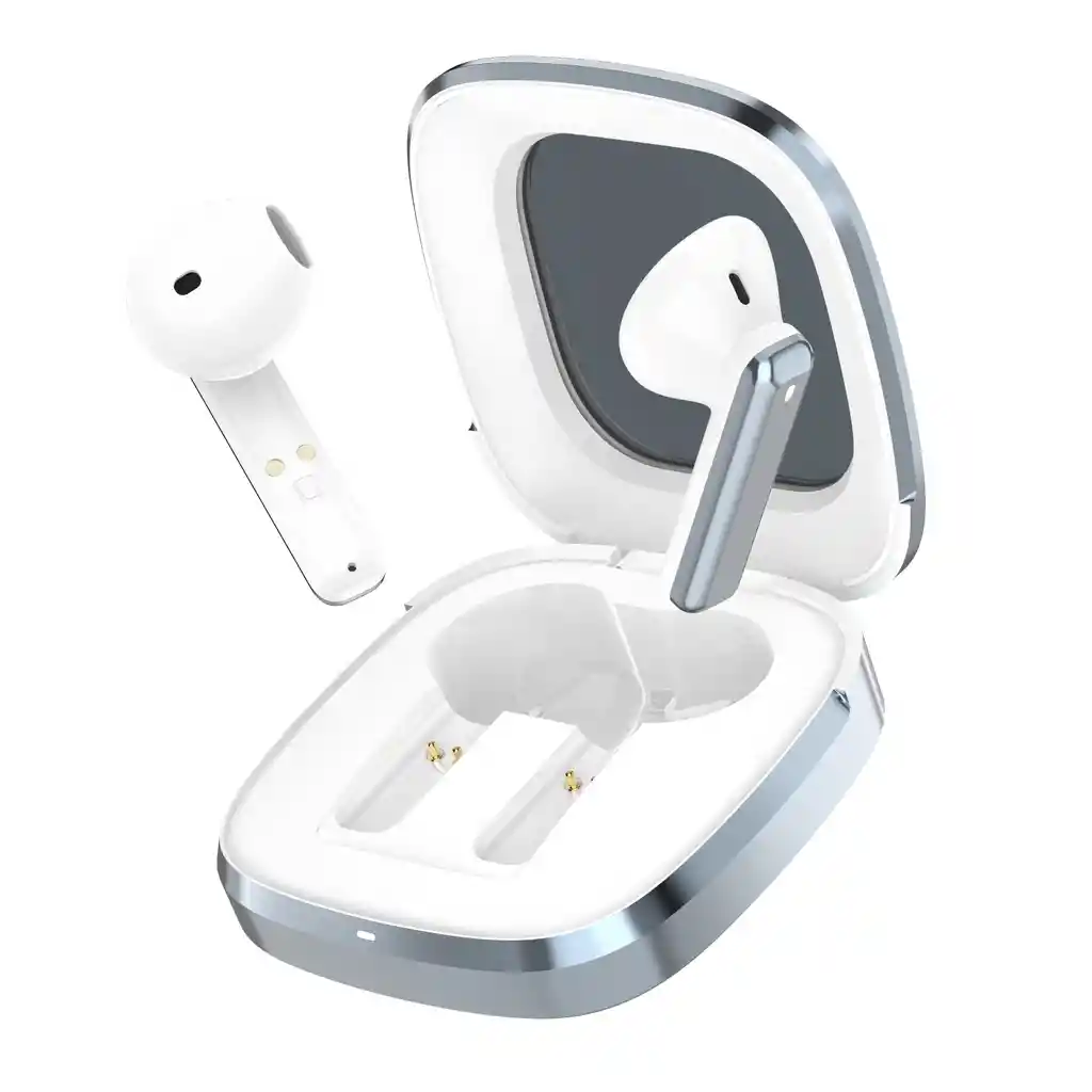 Audífonos Inalámbricos Earbuds Color Blanco Tws