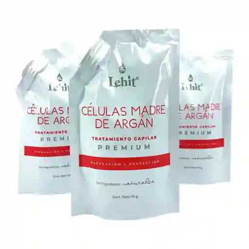 Tratamiento Capilar Premium Células Madre De Argán X90 Gr Doypack Lehit