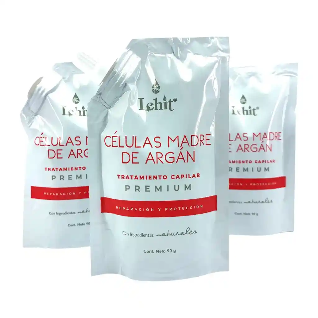 Tratamiento Capilar Premium Células Madre De Argán X90 Gr Doypack Lehit