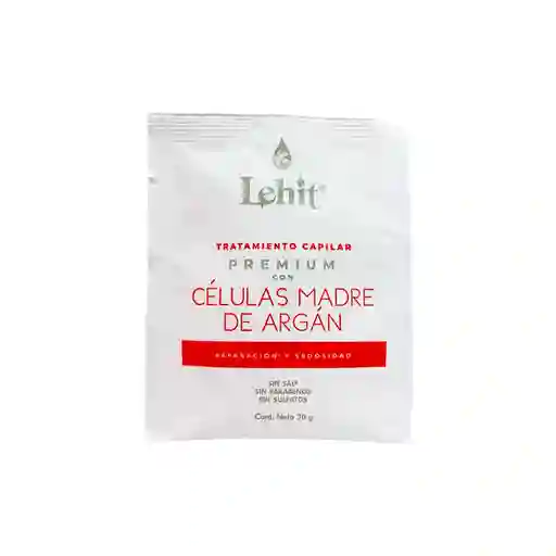 Tratamiento Capilar Premium Células Madre De Argán X30 Gr Sachet Lehit