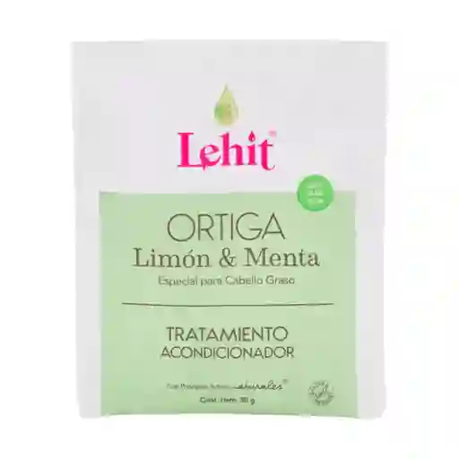 Tratamiento Acondicionador Ortiga Limon Menta & Aloe Vera X30 Gr Sachet Lehit