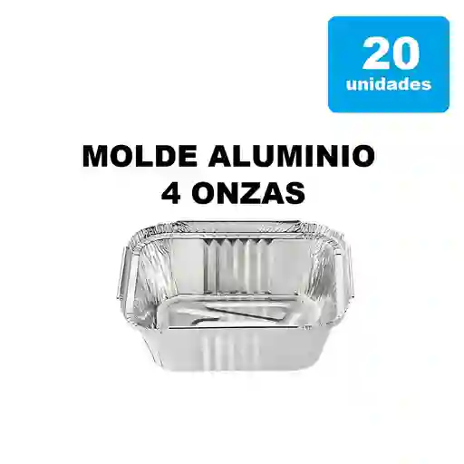 Darnel Molde De Aluminio 4onz X 20und