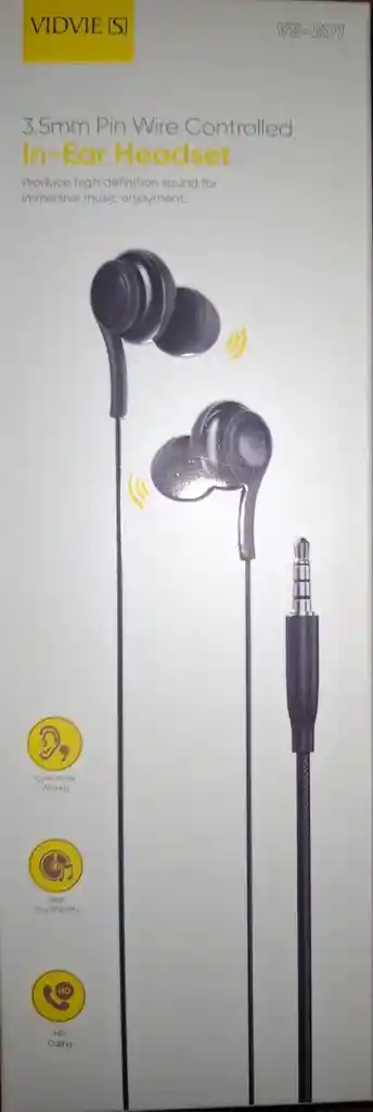 Audifonos In-ear Heaadset 3.5mm