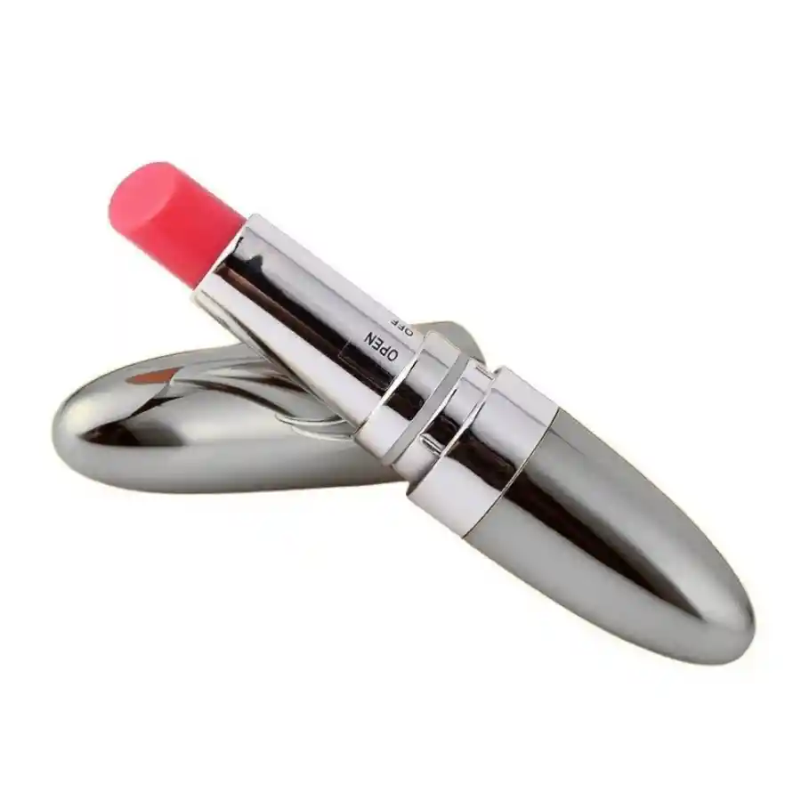 Bala Vibradora Lipstick Vibe Plateado
