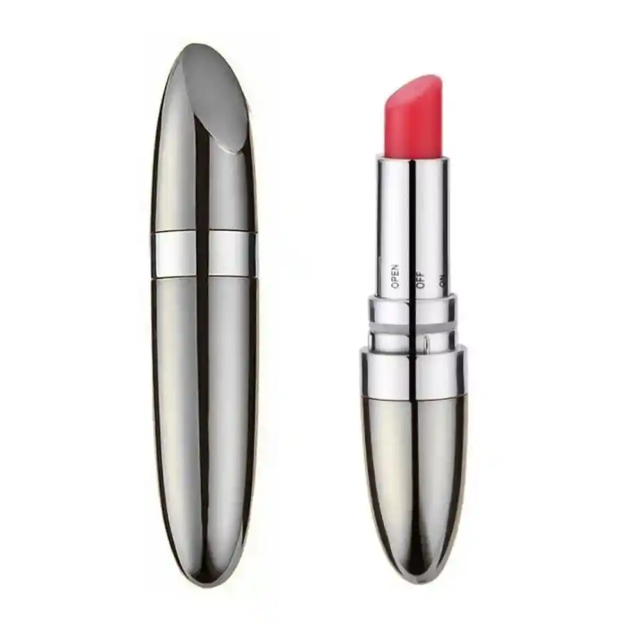 Bala Vibradora Lipstick Vibe Plateado
