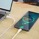 Cable De Datos Carga Rápida Tipo C A Tipo C Blanco