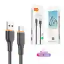 Cable De Datos Carga Rápida Usb A Tipo C Negro