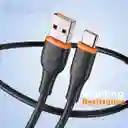 Cable De Datos Carga Rápida Usb A Tipo C Negro