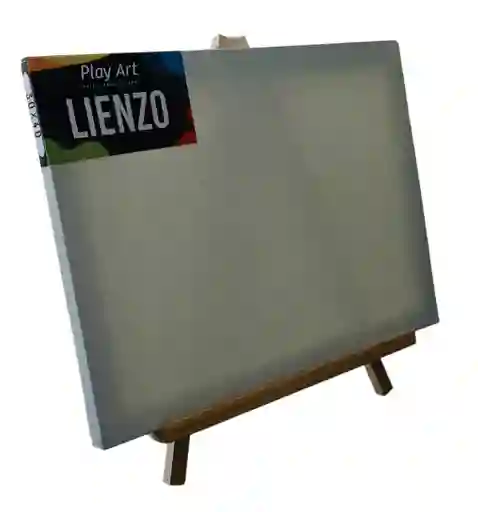 Arte Lienzo Con Bastidor 35 X 40 Con Caballete