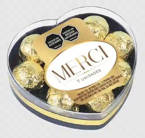 Estuche De Corazon X 7 Chocolates