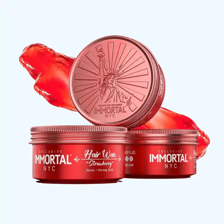 Cera Cremosa Efecto Brillante Exclusive Immortal Nyc Strawberry Rush 150g