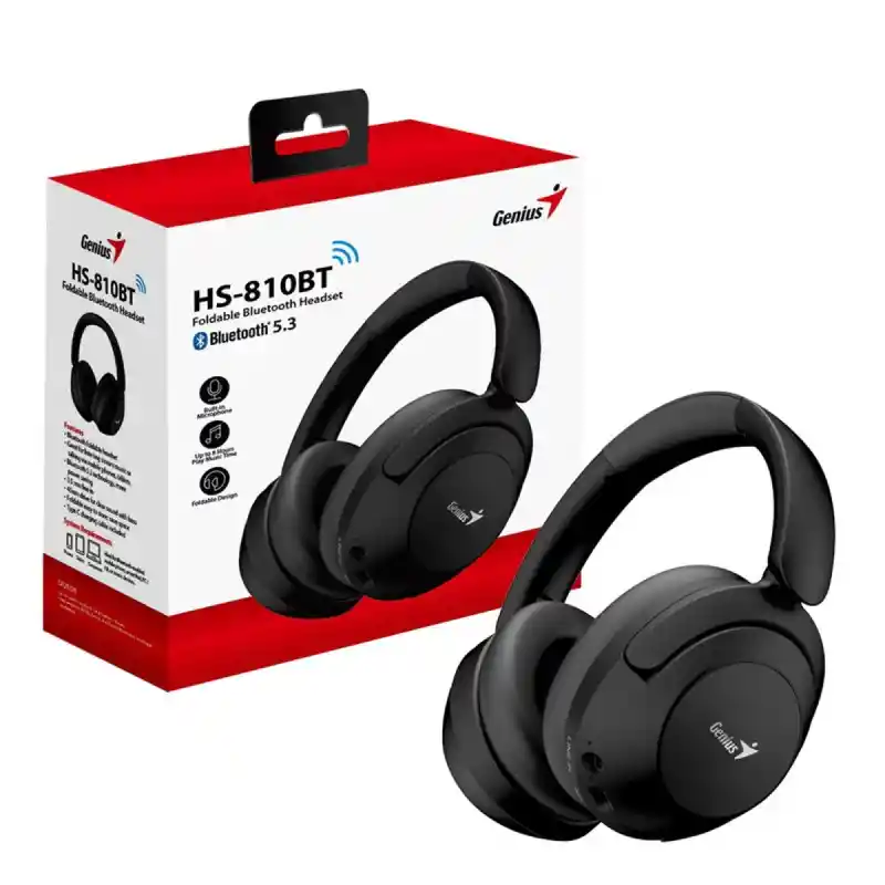 Diadema De Pc Genius Hs-810bt Bluetooth