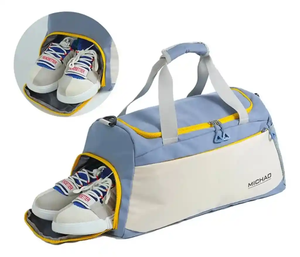 Maleta Bolso Deportivo Compartimiento Para Yoga Viaje Gym