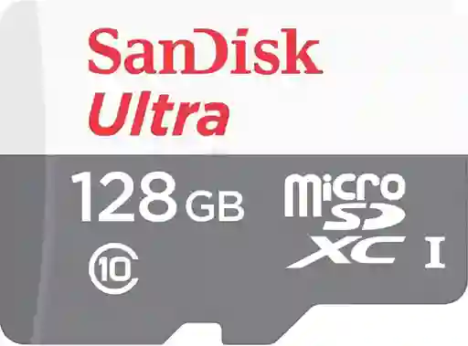 Memoria Micro Sd Sandisk 128gb Ultra Clase10 100 Mb/s Sandisk Ultra Rapida