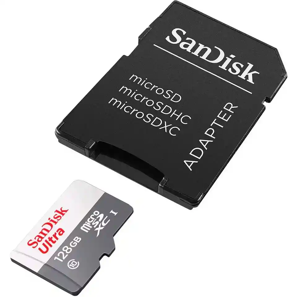 Memoria Micro Sd Sandisk 128gb Ultra Clase10 100 Mb/s Sandisk Ultra Rapida