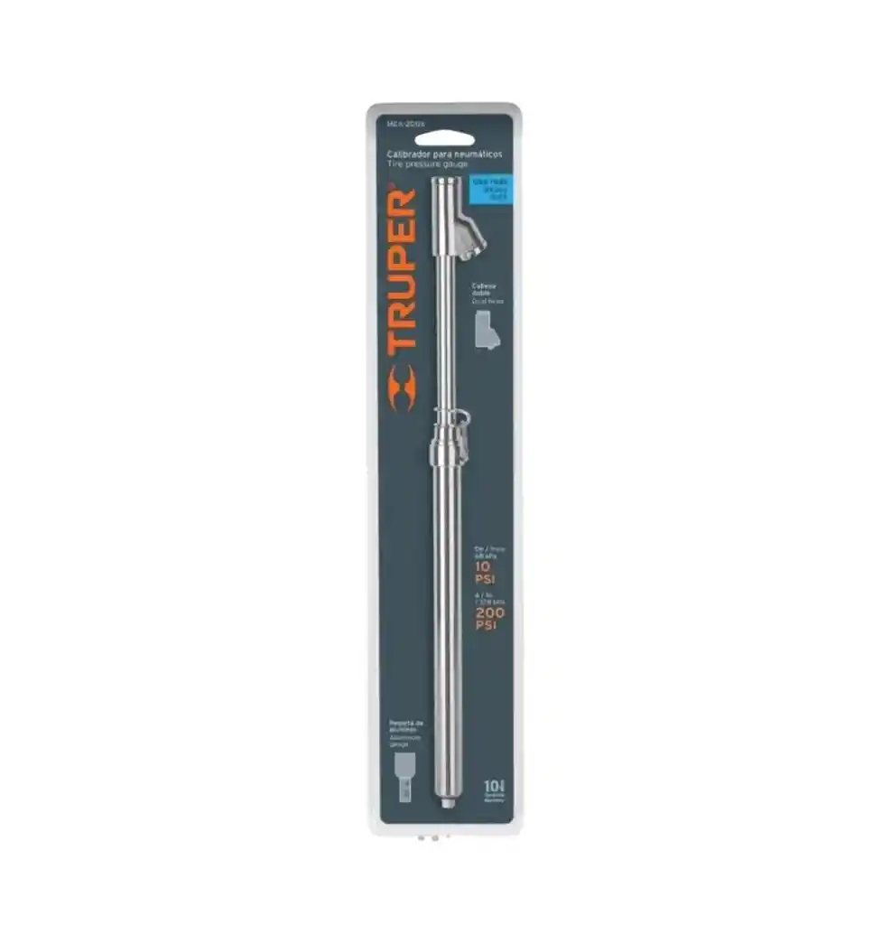 Calibrador De Aire Para Llantas Neumatico 10- 200psi