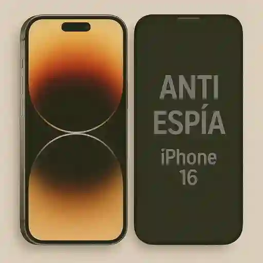 Vidrio Protector De Pantalla Premium Antiespia Para Iphone 16