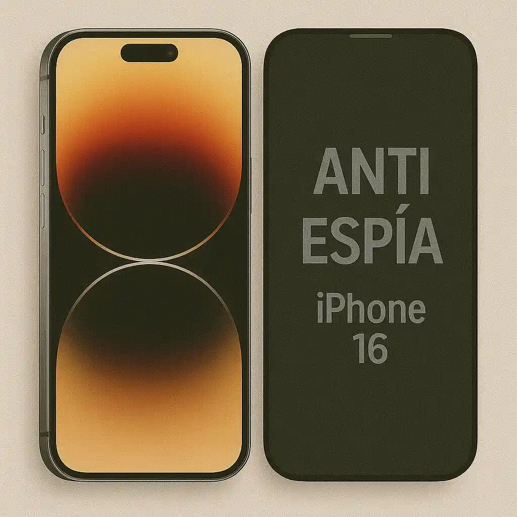 Vidrio Protector De Pantalla Premium Antiespia Para Iphone 16