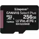 Memoria Micro Sd 256gb Kingston Sdhc A1 Clase 10 100 Mb/svideo Hd, Original