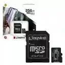 Memoria Micro Sd 256gb Kingston Sdhc A1 Clase 10 100 Mb/svideo Hd, Original