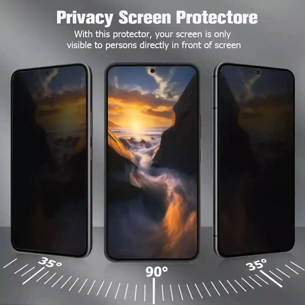 Vidrio Protector De Pantalla Premium Antiespia Para Iphone 15 Pro