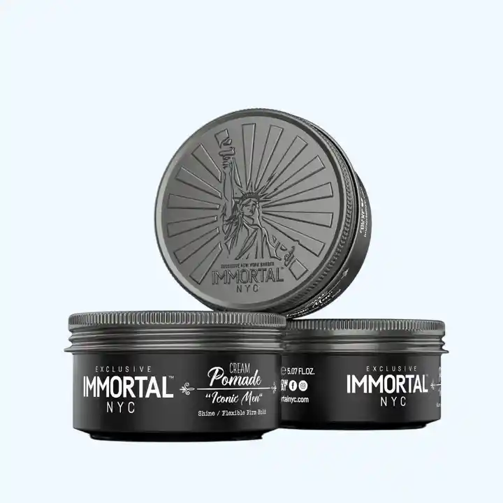 Cera Brillo Natural Inmortal Nyc Cream Pomade Iconic Men 150g