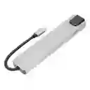 Hub Tipo C Multipuertos 8 En 1 Tf/sd, Usb, Hdmi,rj45