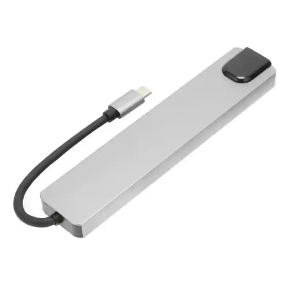 Hub Tipo C Multipuertos 8 En 1 Tf/sd, Usb, Hdmi,rj45