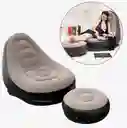 Silla Inflable Portatil Con Reposapies