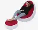 Silla Inflable Portatil Con Reposapies