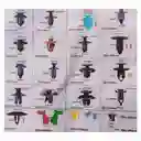 Kit Clips De Sujeccion Para Carroceria Retencion X 680 Pcs