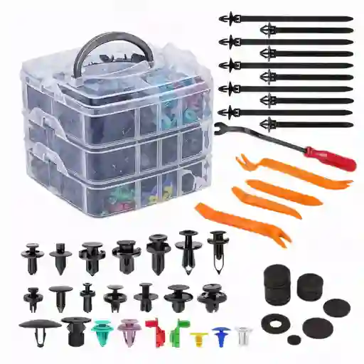 Kit Clips De Sujeccion Para Carroceria Retencion X 680 Pcs