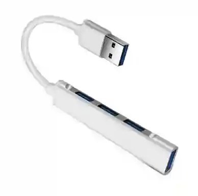 Adaptador Divisor Multiple De 4 Puertos De Usb Con Salida Usb