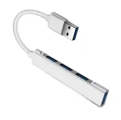 Adaptador Divisor Multiple De 4 Puertos De Usb Con Salida Usb