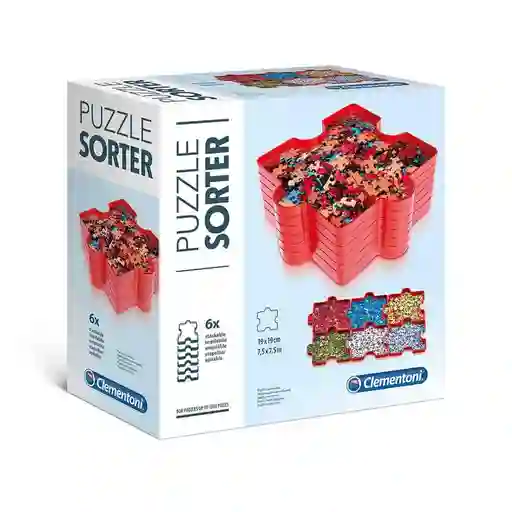 Set Organizador De Piezas Para Rompecabezas 6 Bandejas
