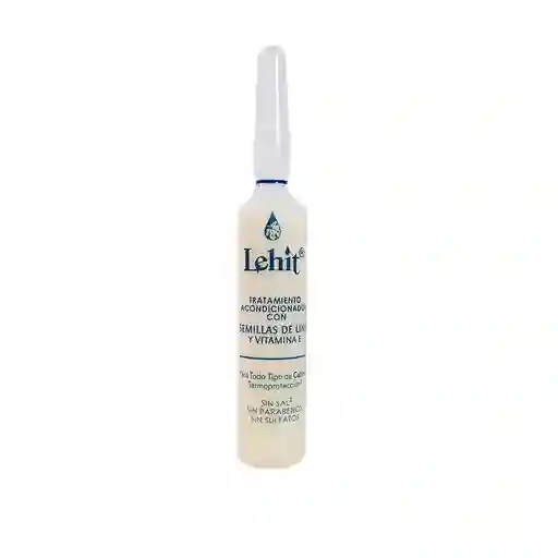 Tratamiento Acondicionador Semillas De Lino & Vitamina E X13 Ml Lehit Ampolleta