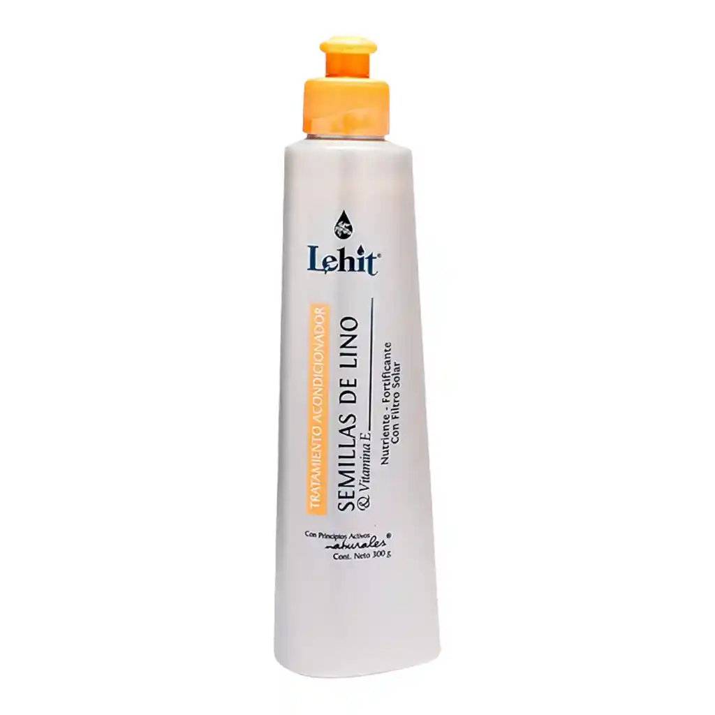 Tratamiento Acondicionador Con Semillas De Lino & Vitamina E X300 Gr Lehit