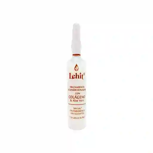Tratamiento Acondicionador Con Colágeno & Aloe Vera X13 Ml Lehit Ampolleta
