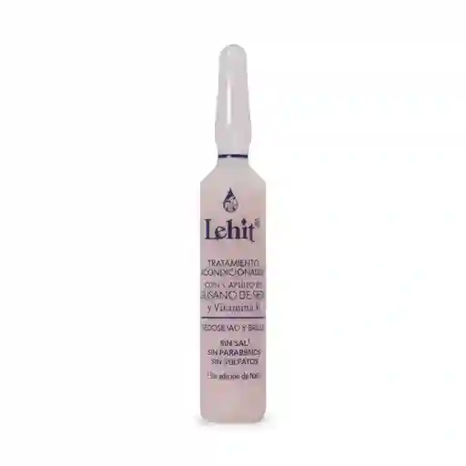 Tratamiento Acondicionador Capullo De Gusano De Seda & Vitamina E X13 Ml Lehit Ampolleta