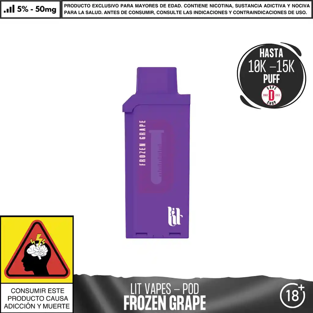 Frozen Grape - Lit - Litpod Pod 10.000-15.000 Aspiraciones