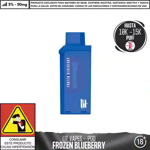 Frozen Blueberry - Lit - Litpod Pod 10.000-15.000 Aspiraciones