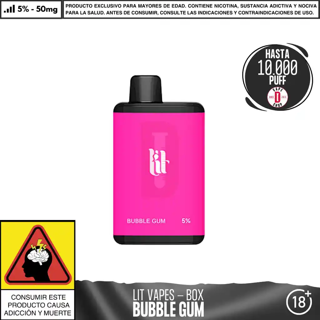 Bubble Gum - Lit - Box 10.000 Aspiraciones