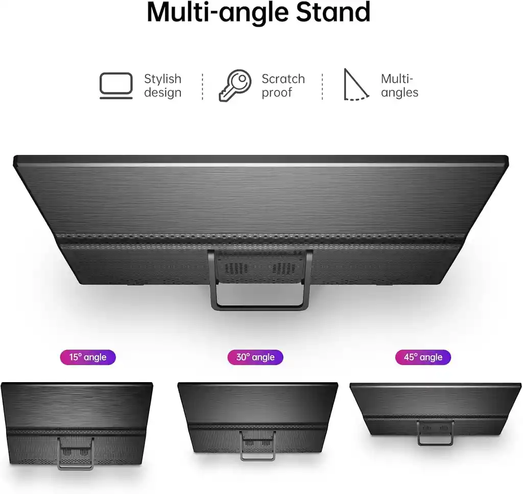Monitor Portátil Fhd 156 Con Pantalla Ips Y Conexión Usb-chdmi