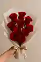 Bouquet 10 Rosas Rojas
