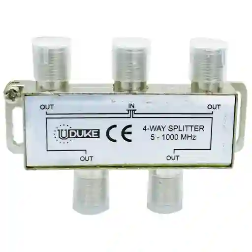 Splitter Tv Fino Holland X 4 (5-1000 Mhz) (ht30289) (espliter)