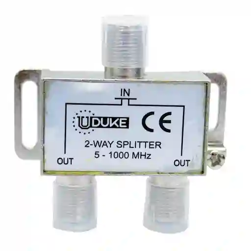 Splitter Tv Fino Holland X 2 (5-1000 Mhz) (ht30287) (espliter)